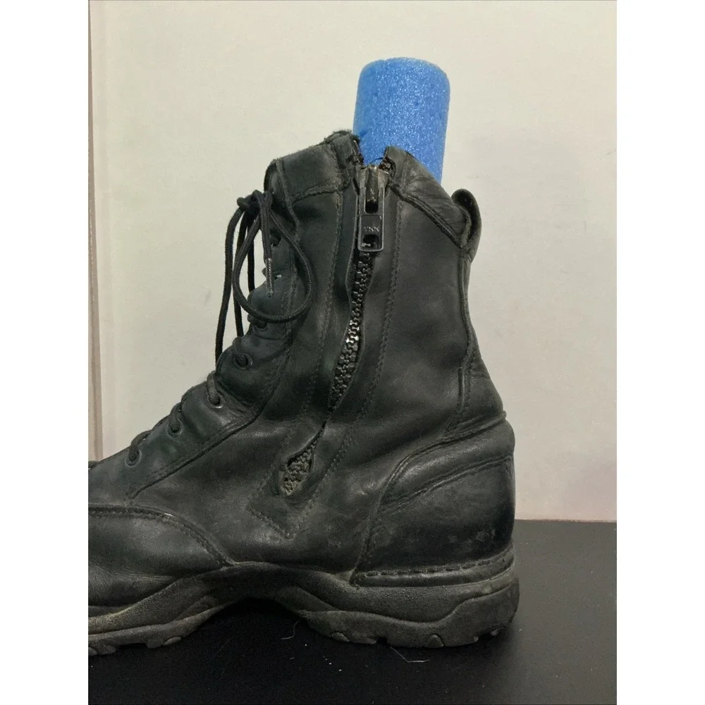 Danner 42916 Striker II Black Leather Combat Boots Crosstech Mens 13 Side Zip